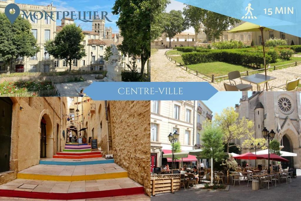 027-Maison, 2Chambres, Jardin, Parking, Central Montpellier Dış mekan fotoğraf